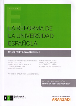 La reforma de la universidad española