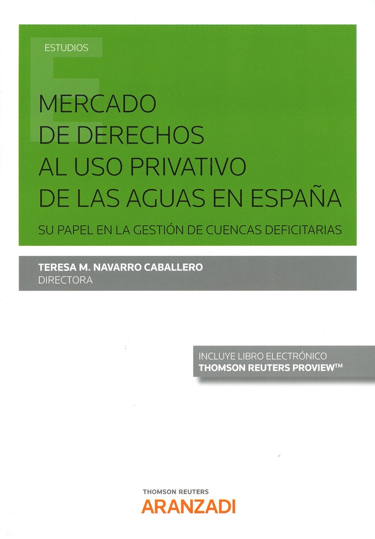Mercado de Derechos al uso privativo de las Aguas en España