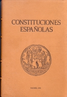 Constituciones Españolas.
