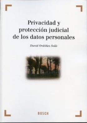 Privacidad y proteccion judicial de los datos personales
