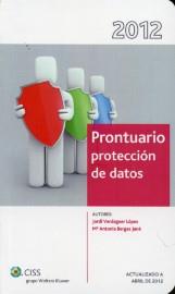 Prontuario proteccion de datos 2012