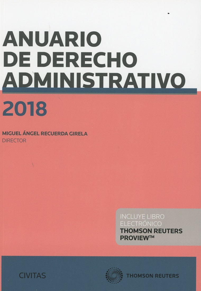 Anuario de Derecho Administrativo 2018