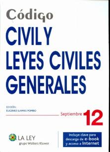 Código Civil y Leyes Civiles Generales 2012
