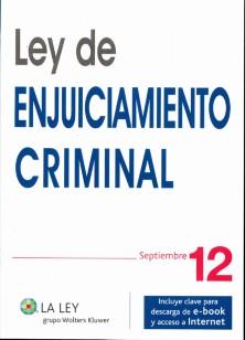 Ley  de Enjuiciamiento Criminal 2012