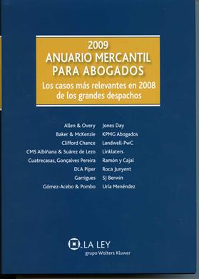 Anuario mercantil para abogados 2009
