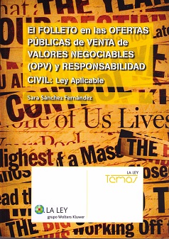 El folleto en las ofertas públicas de venta de valores negociables (OPV) y responsabilidad civil: ley aplicable