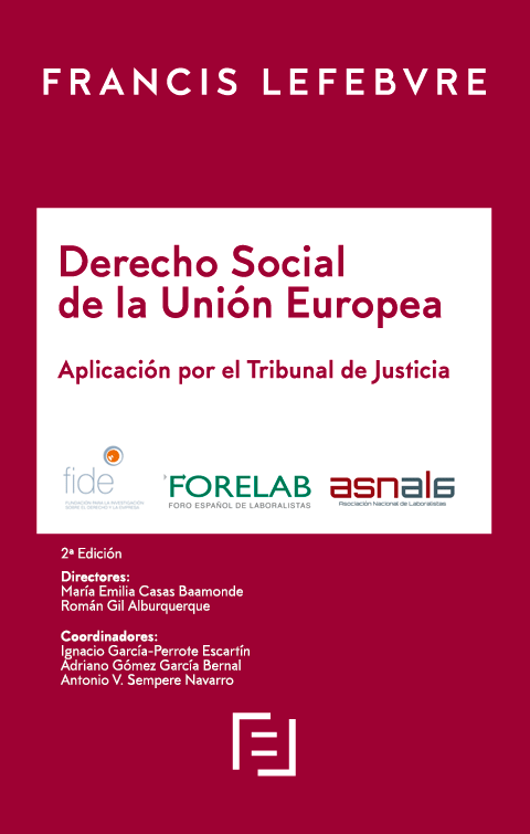 Manual Derecho Social de la UE. Aplicación por el Tribunal de Justicia
