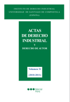 Actas de derecho industrial  y derecho de autor  (Volumen 31 2010-2011)