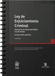 Ley de Enjuiciamiento Criminal.Estatuto de la victima del delito  ( Formato Anillas )
