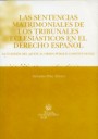 Las sentencias matrimoniales de los tribunales eclesiásticos en el derecho español