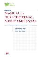 Manual de Derecho Penal Medioambiental