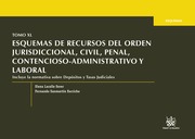 Esquemas de recursos del orden jurisdiccional, civil, penal, contencioso-administrativo y laboral . Tomo XL