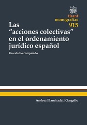 Las acciones colectivas en el ordenamiento juridico espaol. Un estudio comparado
