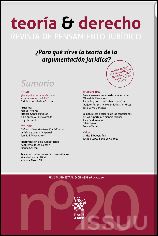 Revista Teoría y Derecho Revista de Pensamiento Jurídico 20/2017