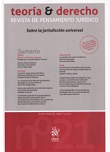 Revista de Pensamiento Juridico ( Teoria & Derecho ) Sobre la jurisdiccion universal. 21/2017