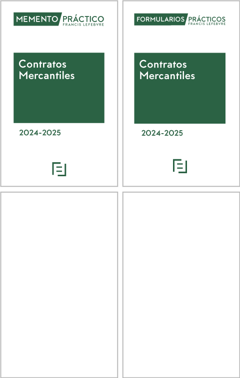 Pack Memento Contratos mercantiles + Formularios Contratos mercantiles 2024-2025
